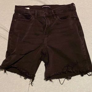 Calvin Klein high-rise jean shorts